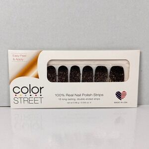 Color Street Best in Show Nail Strips • Brown Bronze Glitter • Retired Shade